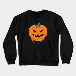 Halloween Pumpkin Crewneck Sweatshirt